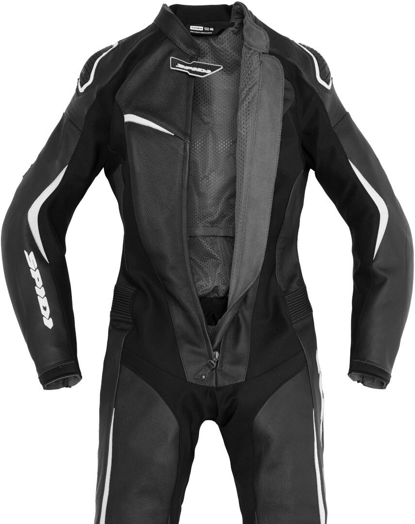 Spidi Track Perforated Pro Damen Motorrad Lederkombi schwarz/weiß 48 Abbildung 3