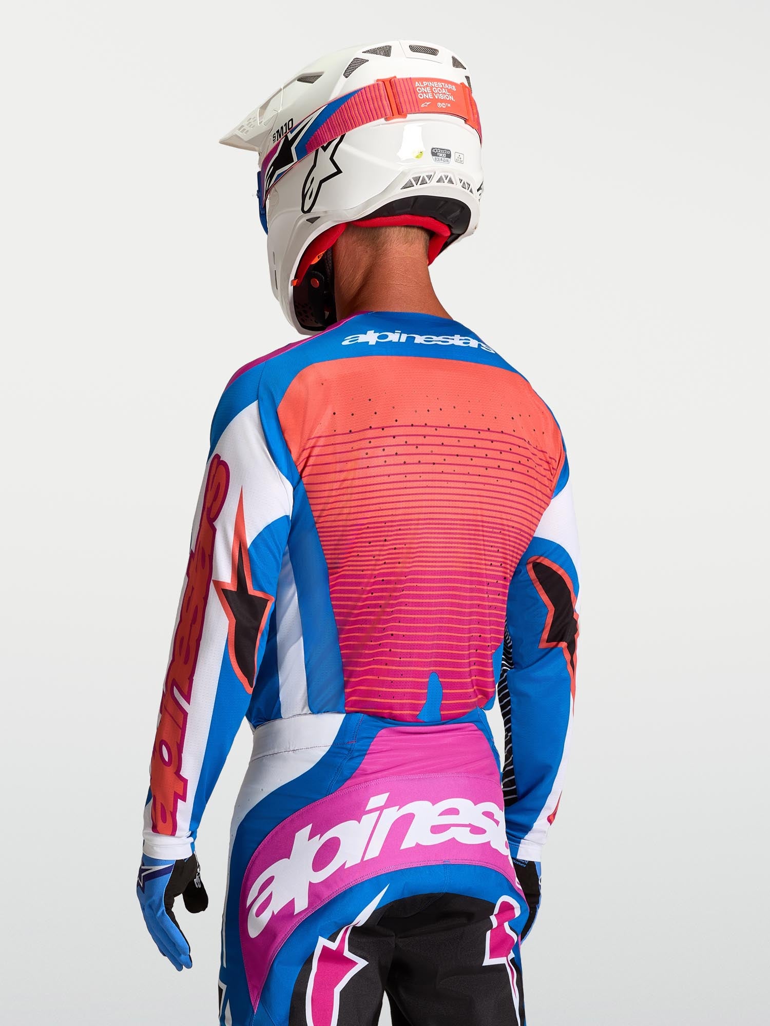 Alpinestars Techstar Maven Motocross Jersey black/white/blue/red 2XL Figure 9