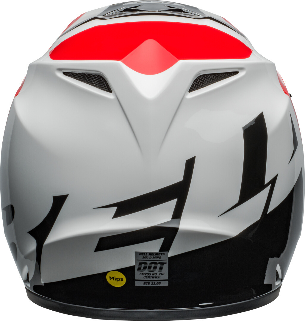 Bell MX-9 MIPS Alter Ego Cască de motocross Alb/Roșu/Negru XL (61/62) Figura 6