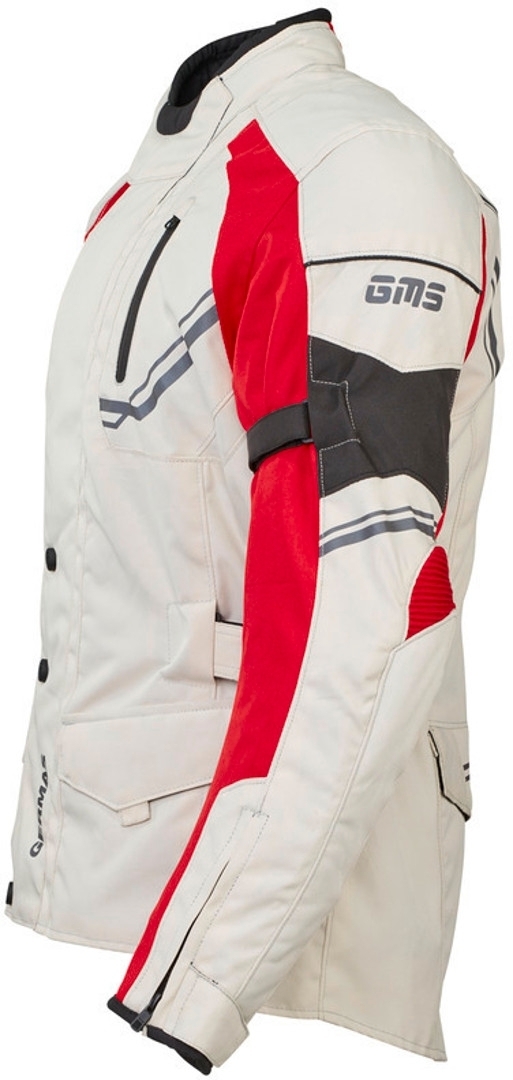 GMS Taylor Motorcycle Textile Jacket sand/red L Figure 4
