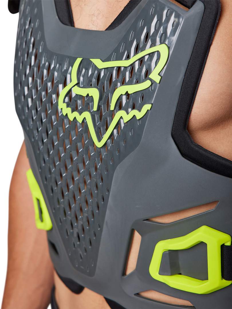 FOX R3 Veste protectrice Vert/Gris S/M Figure 4