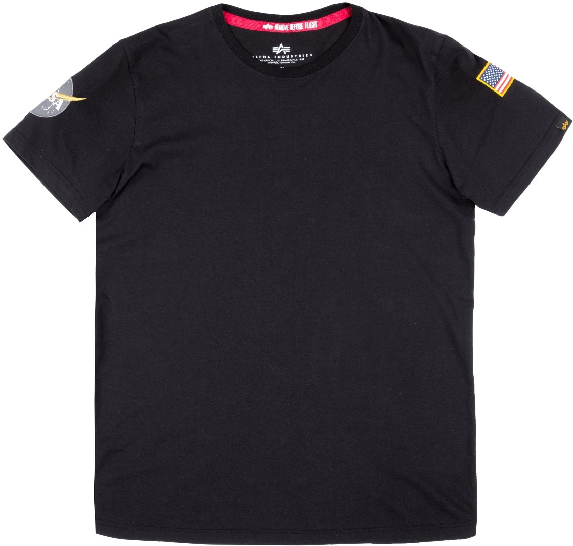 Alpha Industries NASA T-Shirt schwarz M Abbildung 2