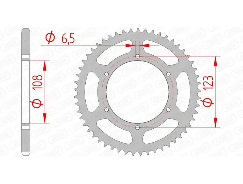 AFAM Kit chaîne 420M 11/53 renforcé - couronne standard Figure 3
