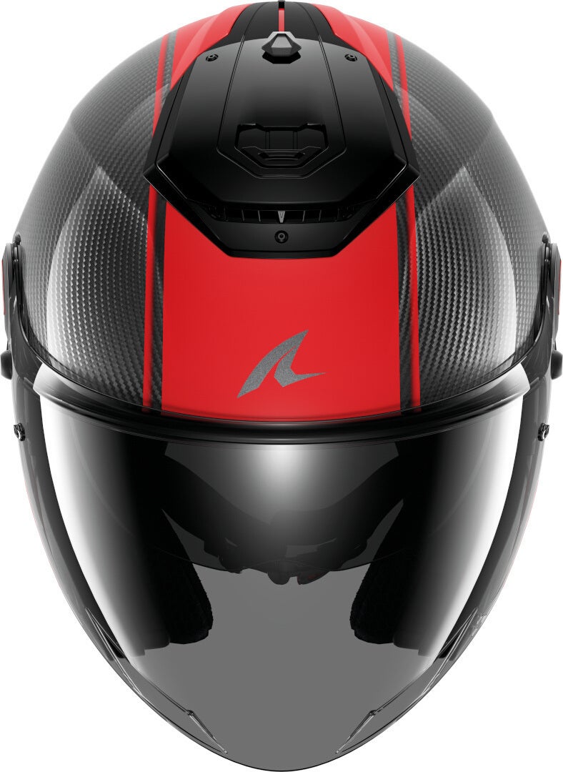 Shark RS Jet Carbon Skin Casco Jet nero/rosso M (57/58) Figura 2