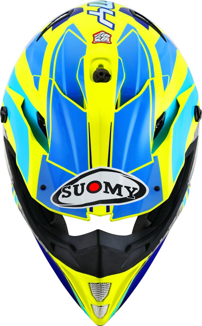 Suomy MX Speed Pro Forward Casco Motocross blu/giallo M (57/58) Figura 8