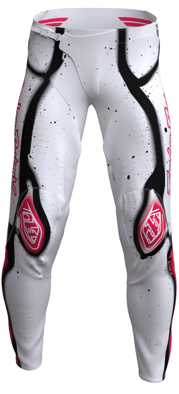 Troy Lee Designs SE Ultra Membrane Pants - Vit/Infrarött Figur 3