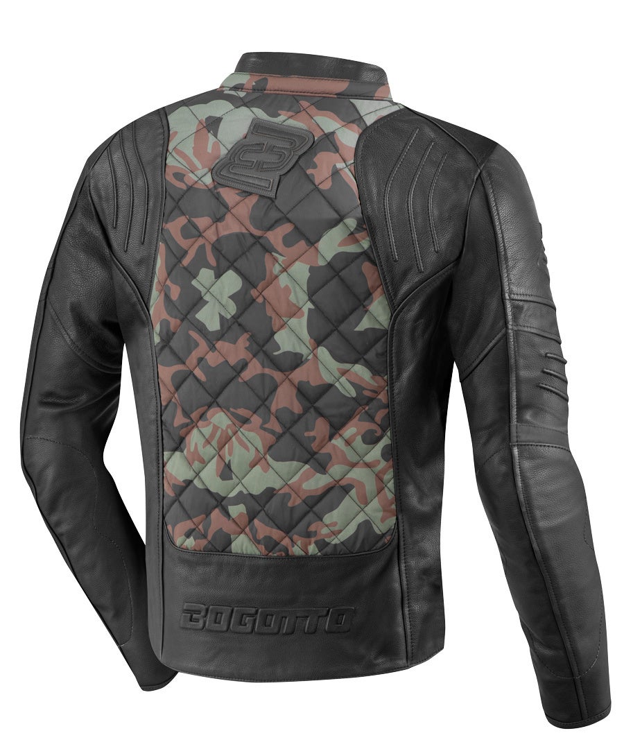 Bogotto Radic Motorcycle Leather/Textile Jacket green/camouflage XXL Figure 6