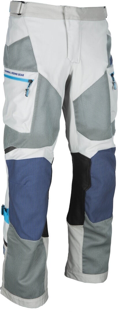 Klim Baja S4 2025 Enduro Enduro Mesh Motorcycle Textile Pants grey/blue 36 Figure 3