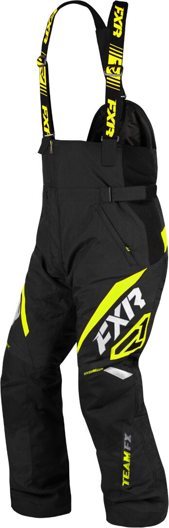 FXR Team FX 2023 Snøscooter Bib Bukser svart/gul XL Figur 1