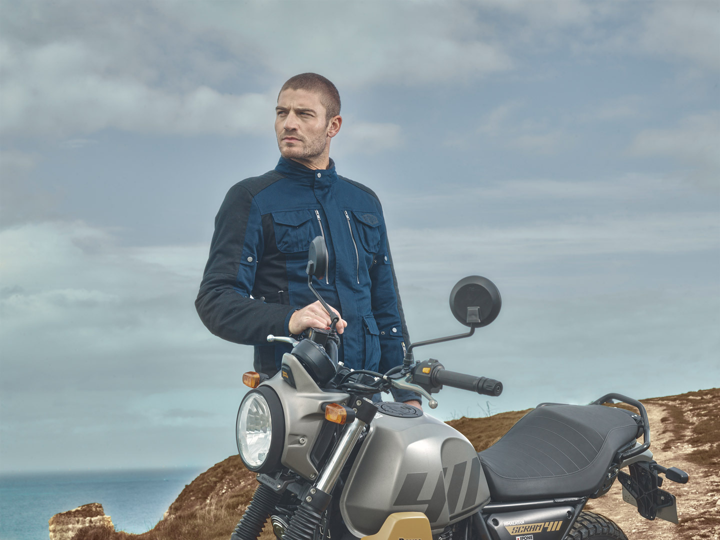 Segura Bora Motorrad Textiljacke blau/schwarz L Abbildung 5