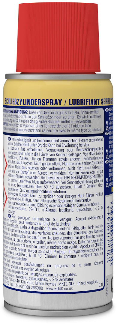 WD-40 Specialist Spray pentru cilindru de blocare 100 ml Figura 2