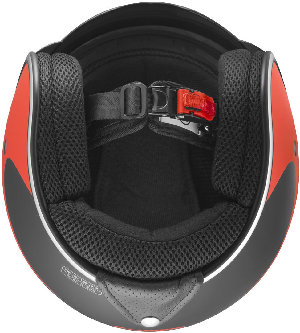 Bogotto V537 Wogi Jethelm schwarz matt/rot M Abbildung 3
