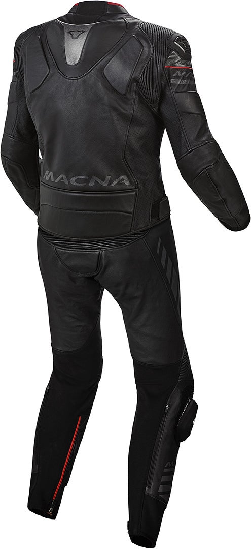 Macna Tracktix Two Piece perforated Motorcycle Leather Suit black 50 Figure 2