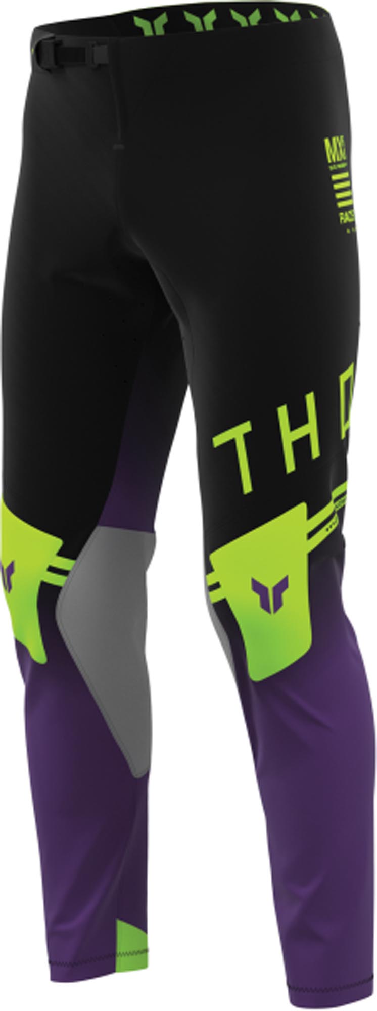 Thor Sportmode Geo Motocross Hose schwarz/lila 33 Abbildung 1