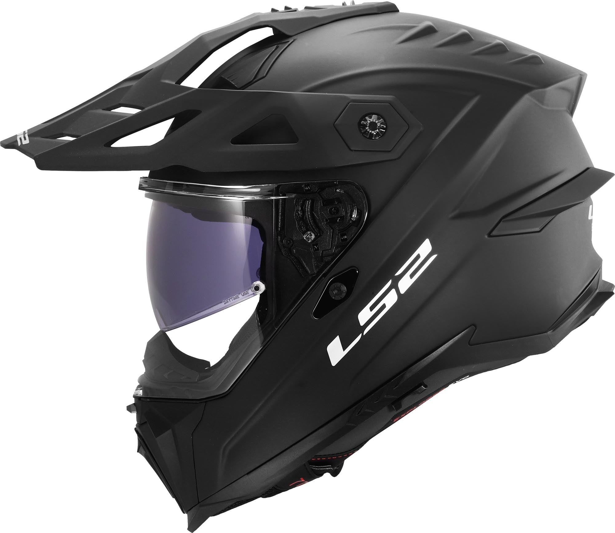 LS2 MX707 Explorer Evo Enduro čelada Črni mat XXS (53/54) Slika 1