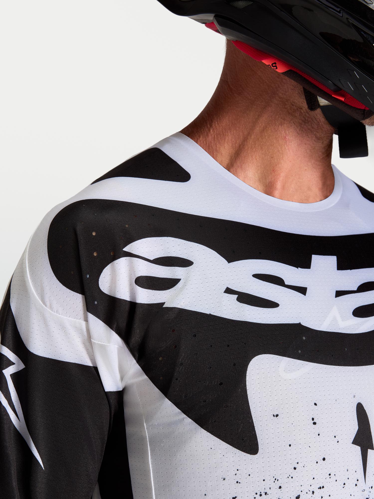 Alpinestars Techstar Swan Motocrosstrøje hvid/sort M Figur 5