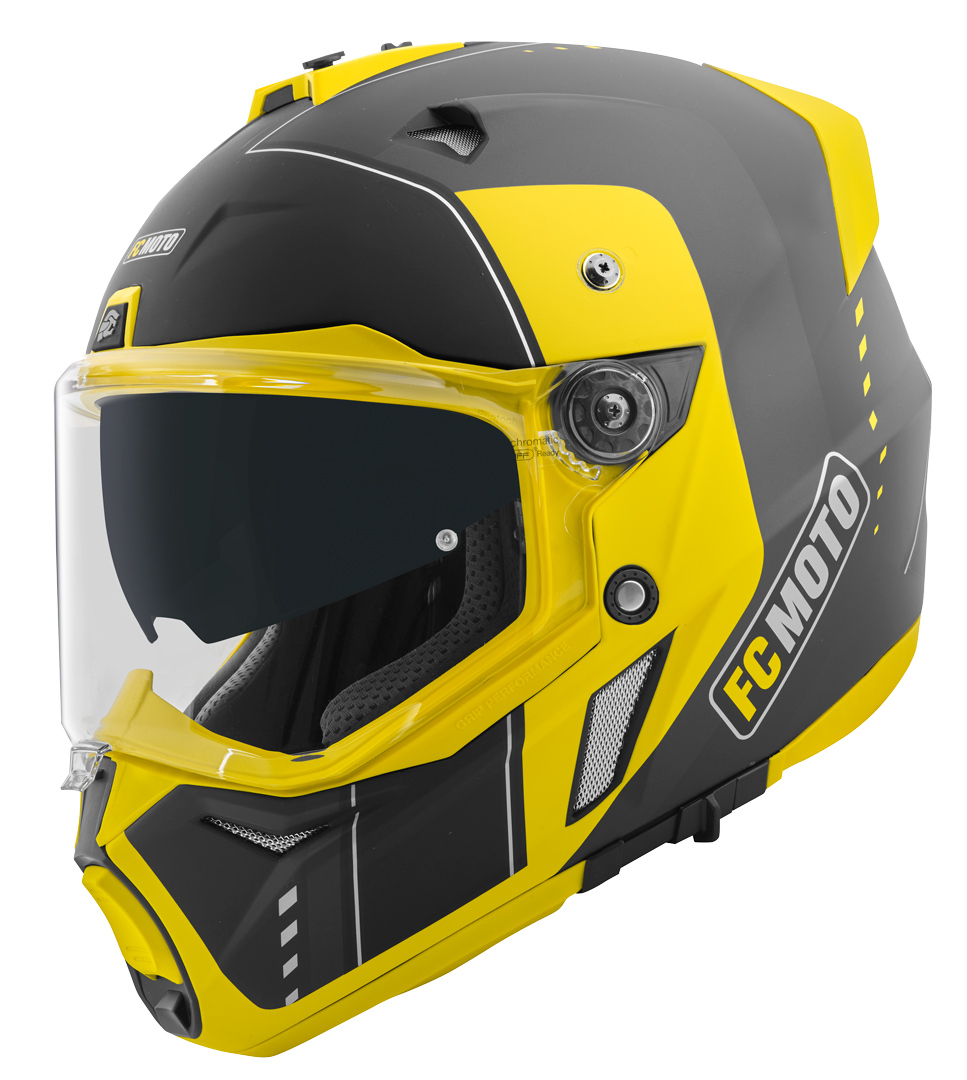 FC-Moto Merkur Pro Air Cască Enduro negru/galben XS Figura 4