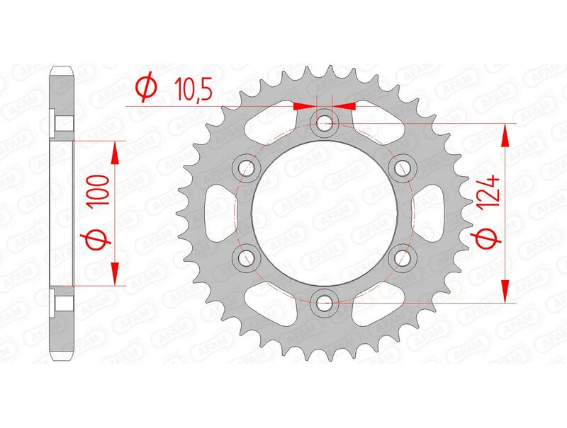 AFAM Standard stålkrona 50609 - 525 Figur 2