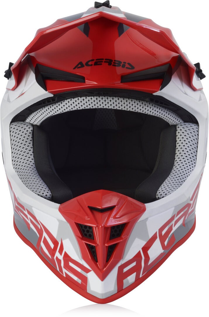 Acerbis Linear Motorcross helm rood/wit XXL (63/64) Figuur 6