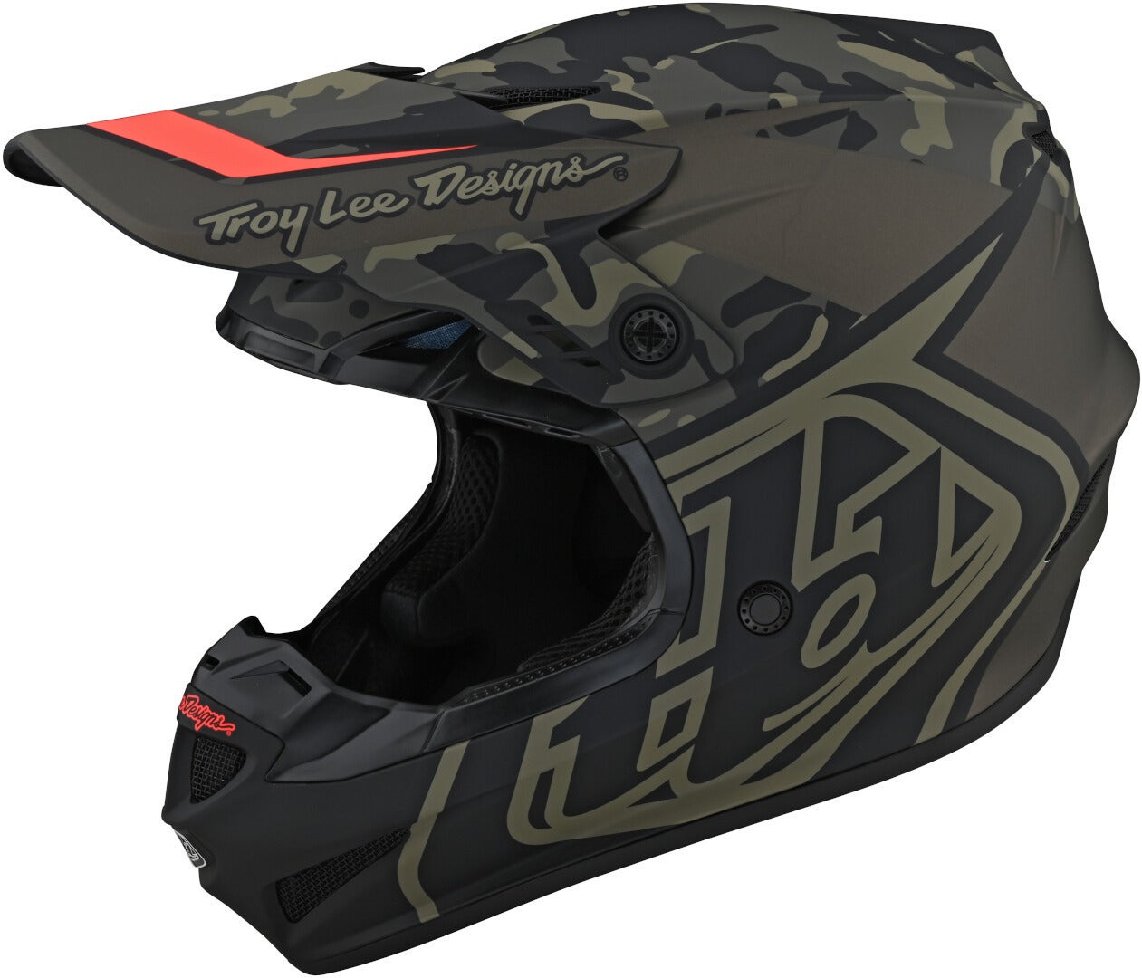 Troy Lee Designs GP Overload Camo Casco motocross Verde 2XL Figura 1