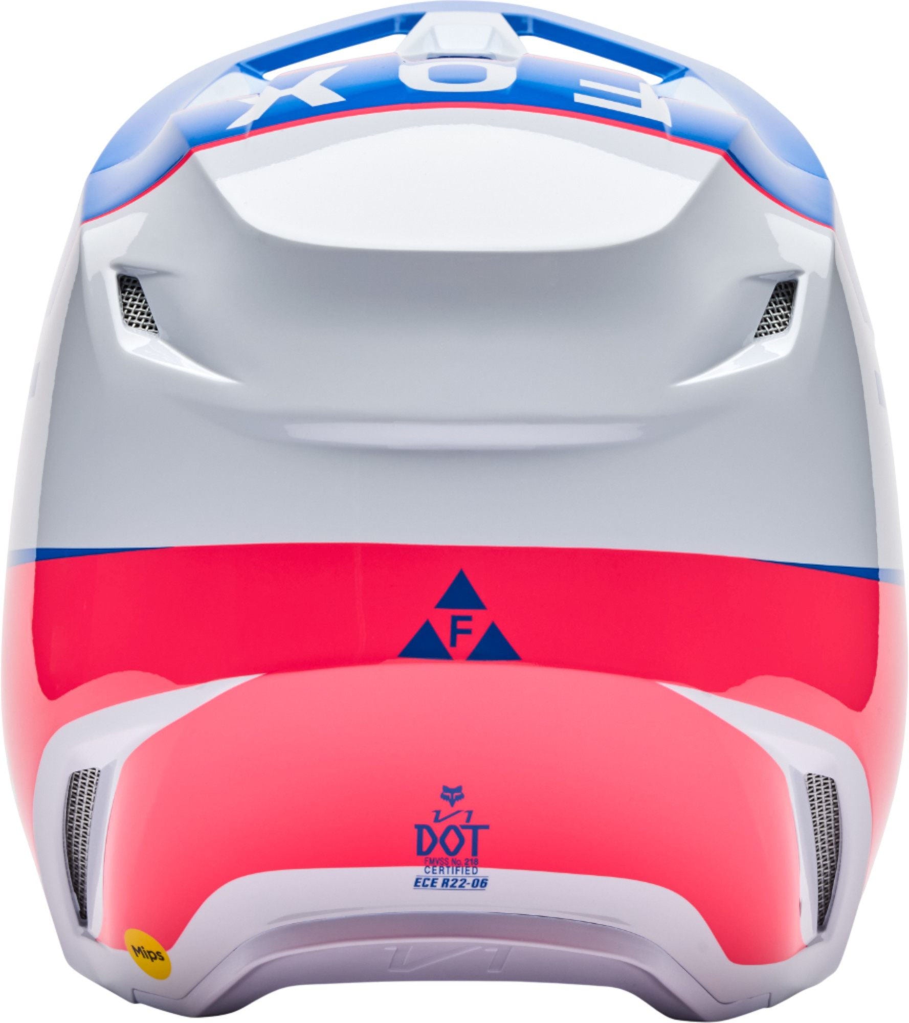 FOX V1 Collect Motocross hjelm blå/rosa XL (61/62) Figur 5
