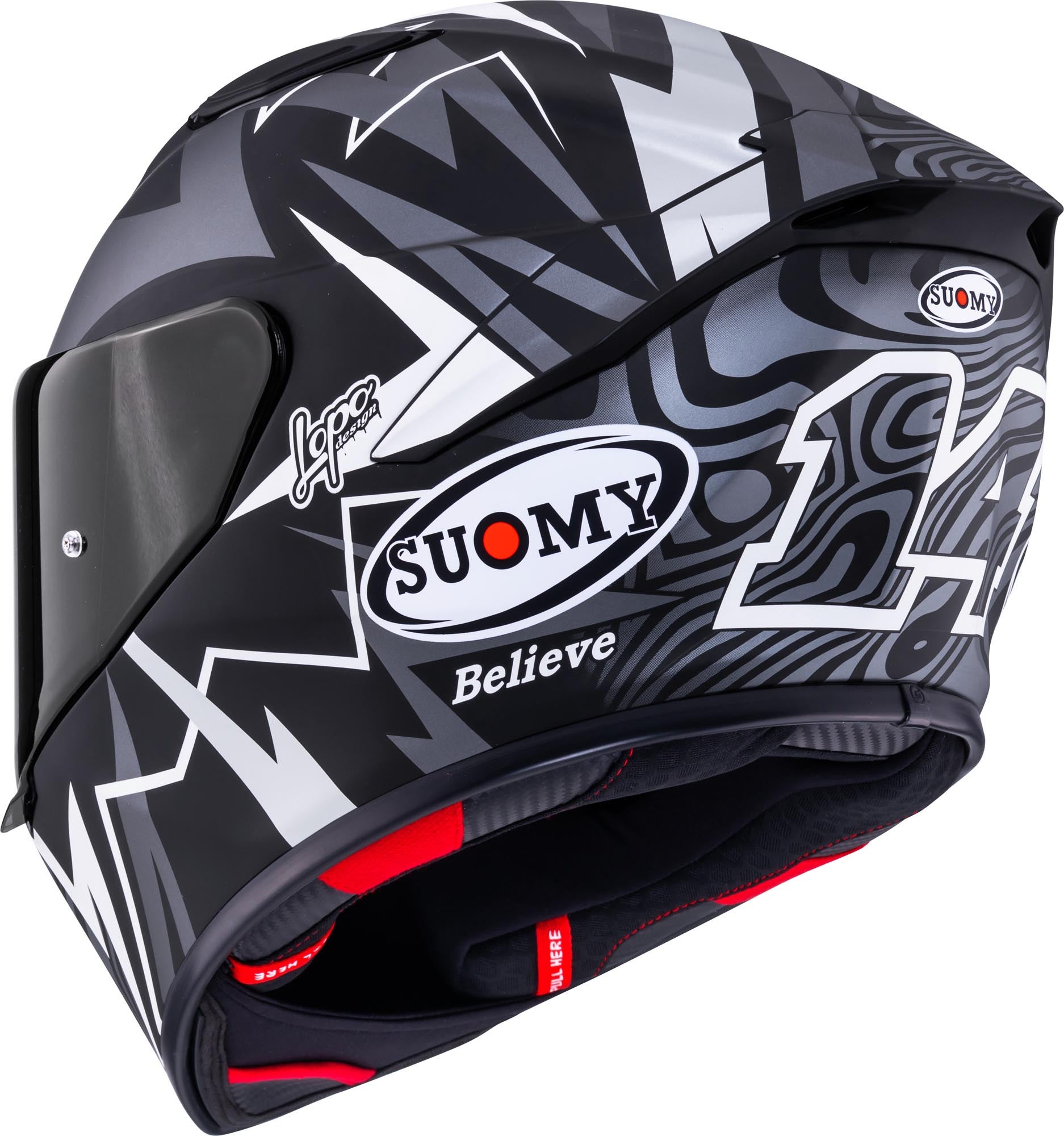 Suomy Track-1 Sam Lowes Replica 2025 Casque noir XXL (63) Figure 3