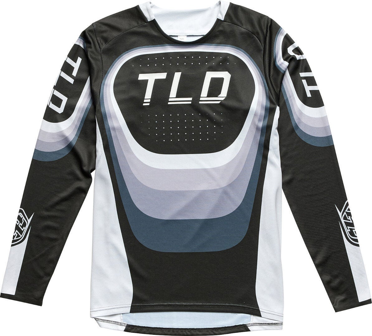 Troy Lee Designs Sprint Reverb Maillot de vélo Noir/Blanc/Gris M Figure 1