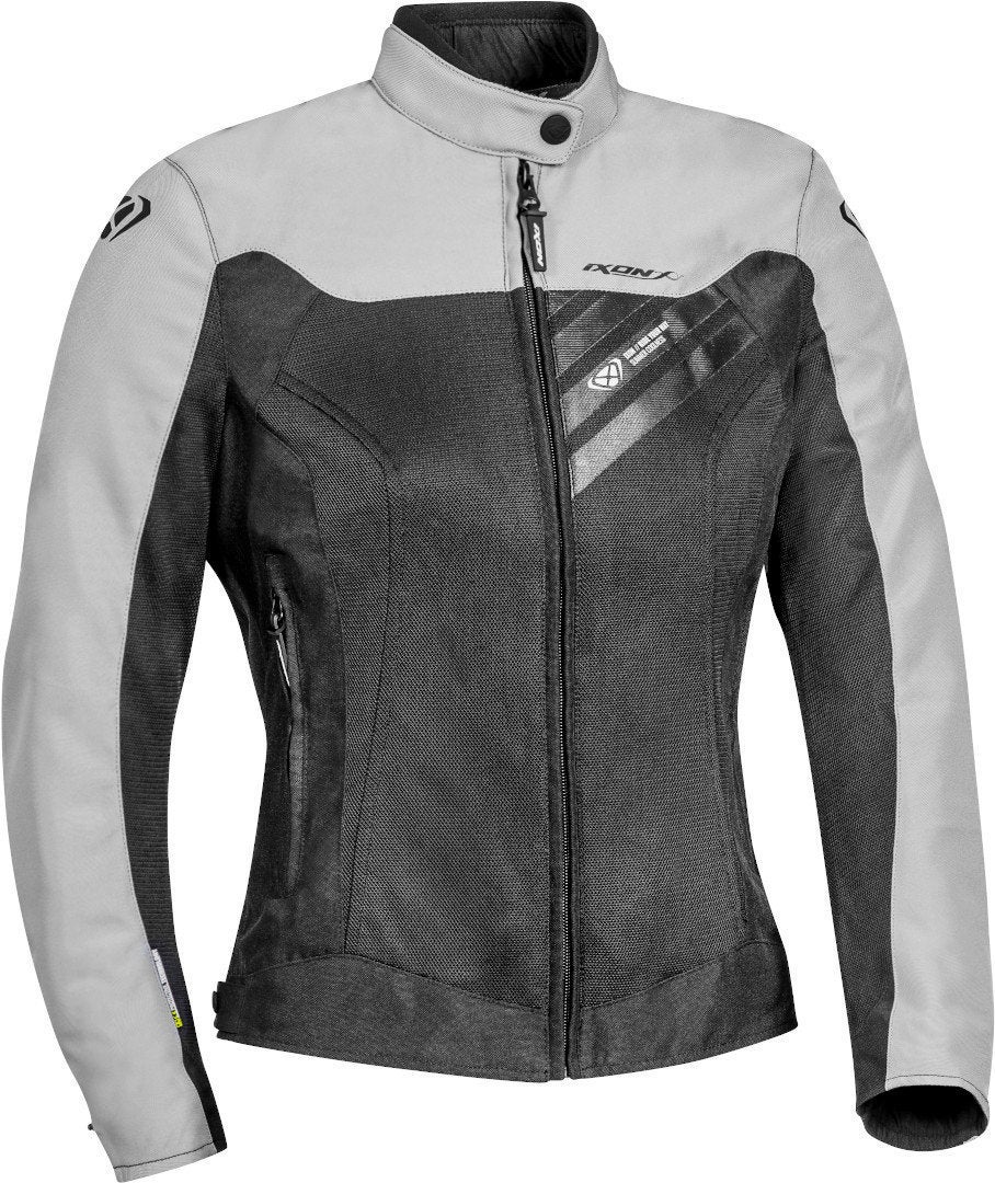 Ixon Orion Damen Motorrad Textiljacke schwarz/hellgrau L Abbildung 1