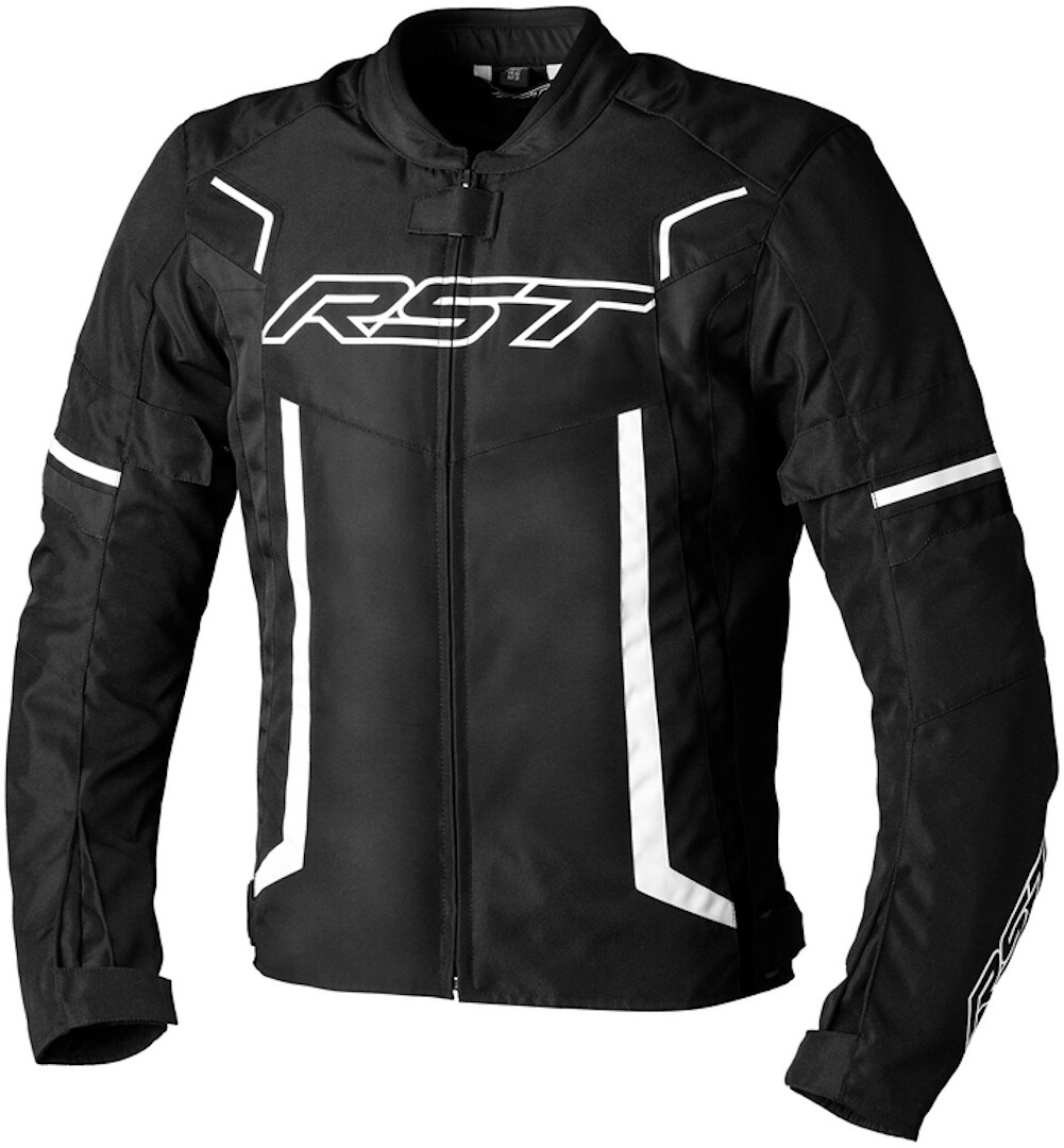 RST Pilot Evo Motorrad Textiljacke schwarz/weiß L Abbildung 1