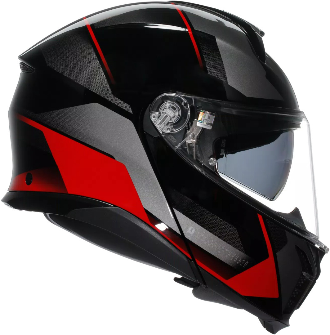 AGV Tourmodular Perception Capacete preto/vermelho L (59/60) Figura 7