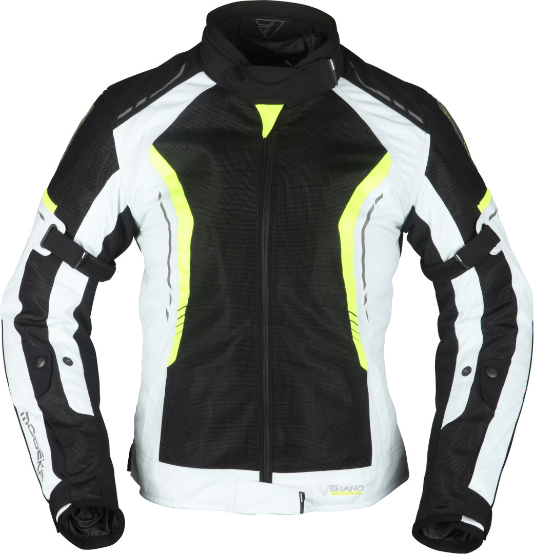 Modeka Khao Air Damen Motorrad Textiljacke schwarz/hellgrau 40 Abbildung 2