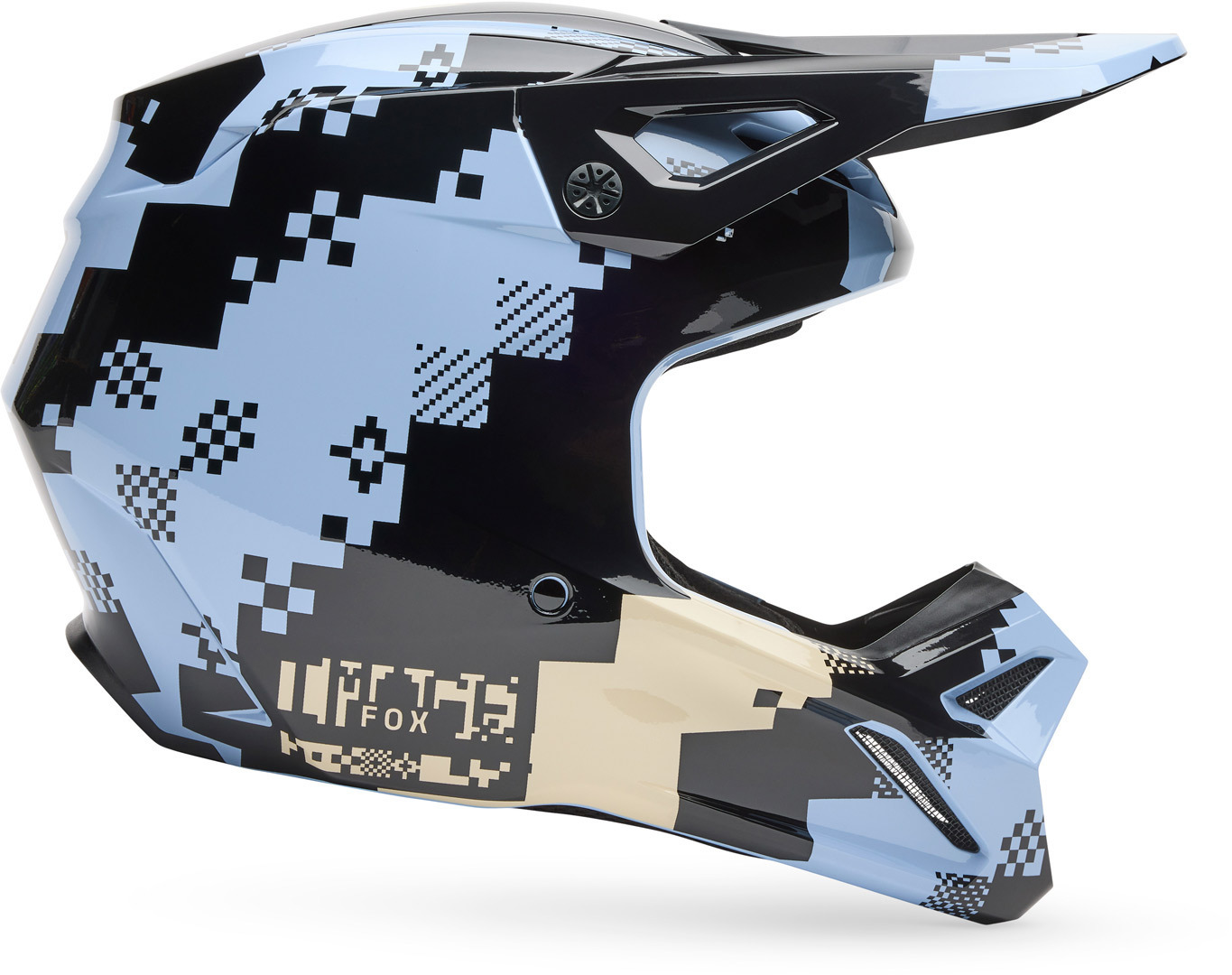 FOX V1 Digi Image Motocross Helm hellblau L (59/60) Abbildung 7