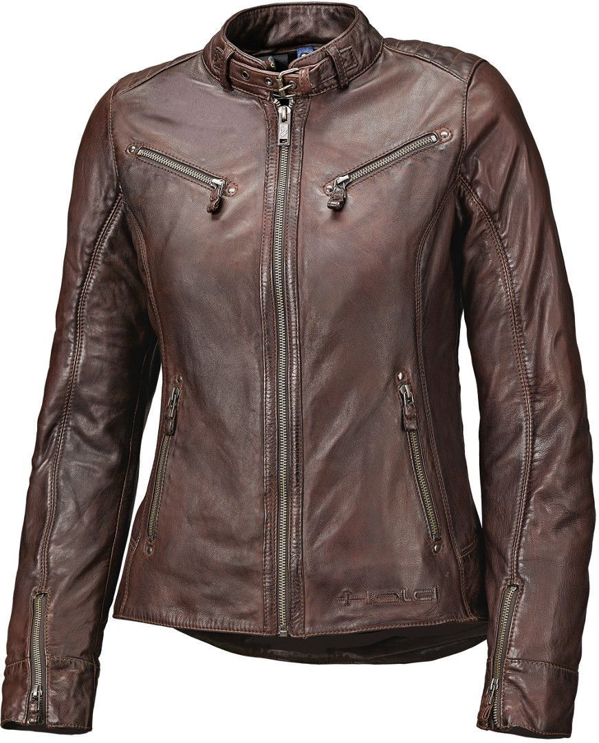 Held Sabira Ladies Motorcycle Leather Jacket brown 38 Figure 1