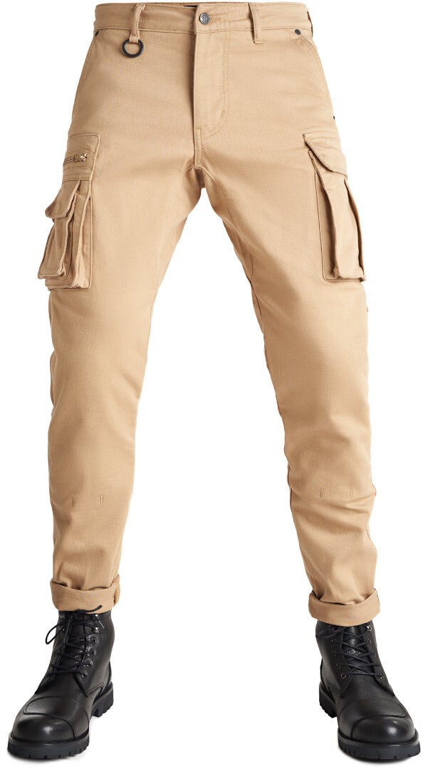Pando Moto Desert Cargo Motorrad Textilhose beige 38/36 Abbildung 1