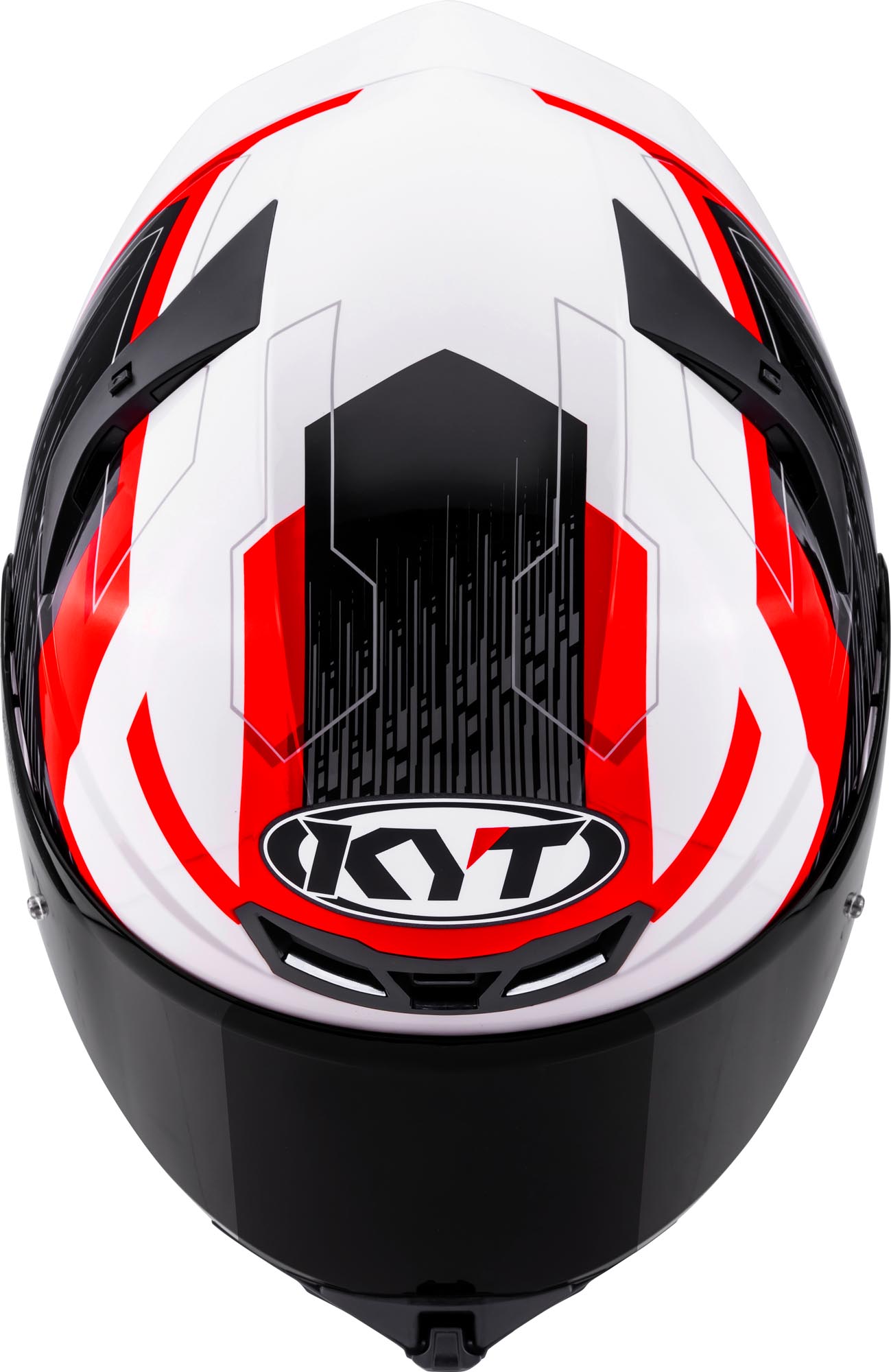 KYT TT-Revo Speeding Hjälm svart/vit/rött S (55/56) Figur 9