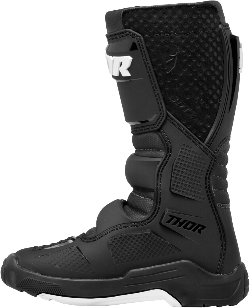 Thor Blitz XR MX Motokrosové boty pro mládež černobílá 3 Obrázek 3