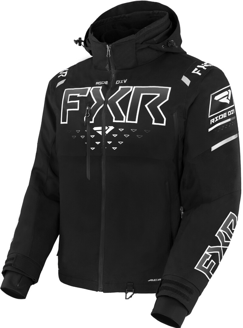 FXR Helium X 2-in-1 2023 Jaqueta Snowmobile preto/branco S Figura 1