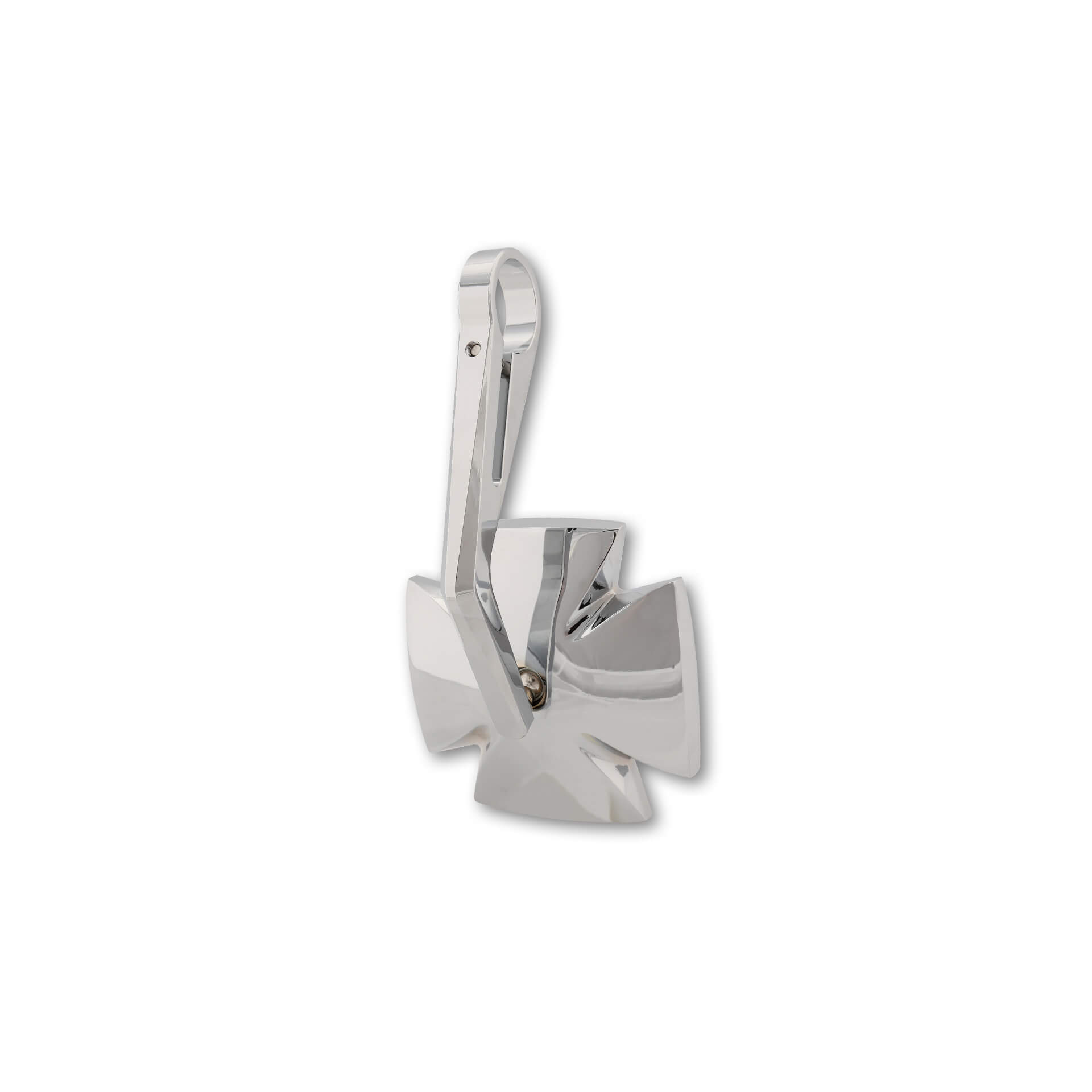 HIGHSIDER IRON CROSS Lenkerendenspiegel Chrome Figura 1