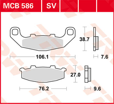 TRW Lucas MCB586SV Figur 1