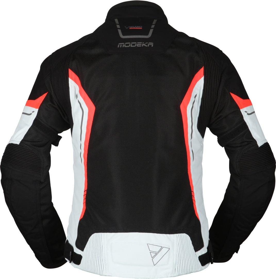 Modeka Khao Air Ladies Motorcycle Textile Jacket black/grey/red 42 Figure 2