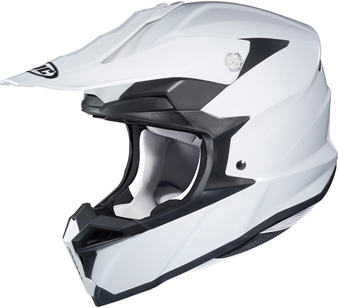 HJC i50 Solid Casque de motocross Blanc L (59/60) Figure 1