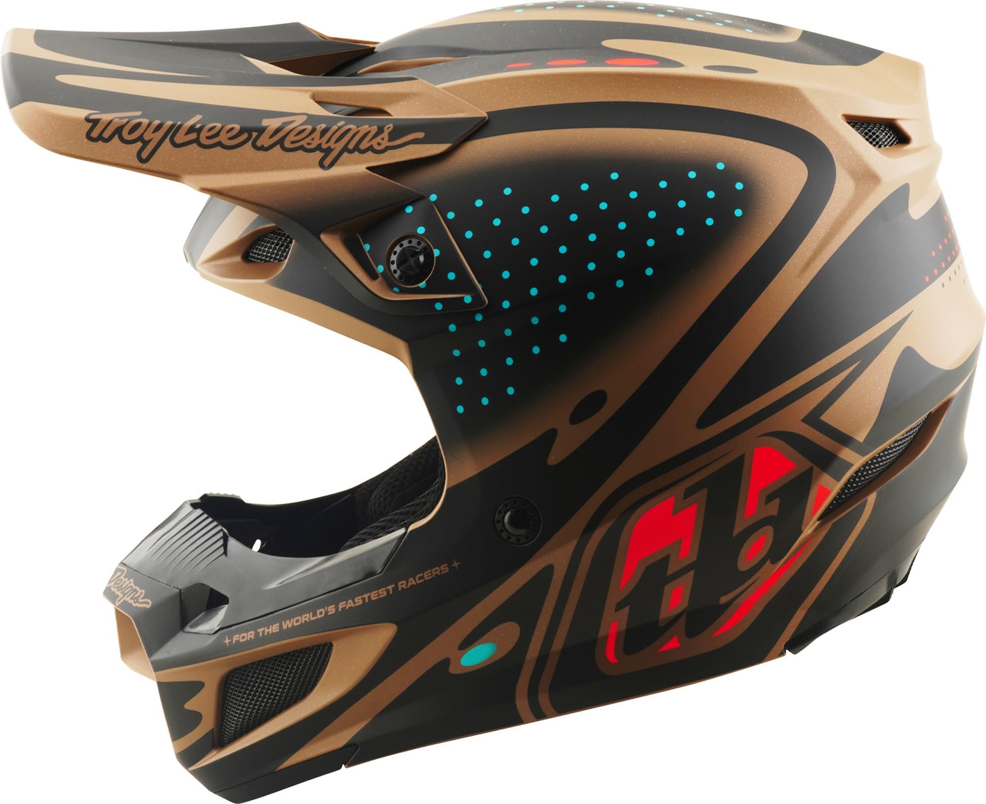 Troy Lee Designs SE5 Polycarbonate MIPS The Line Kask motocrossowy brązowy XXL (62/63) Rysunek 7