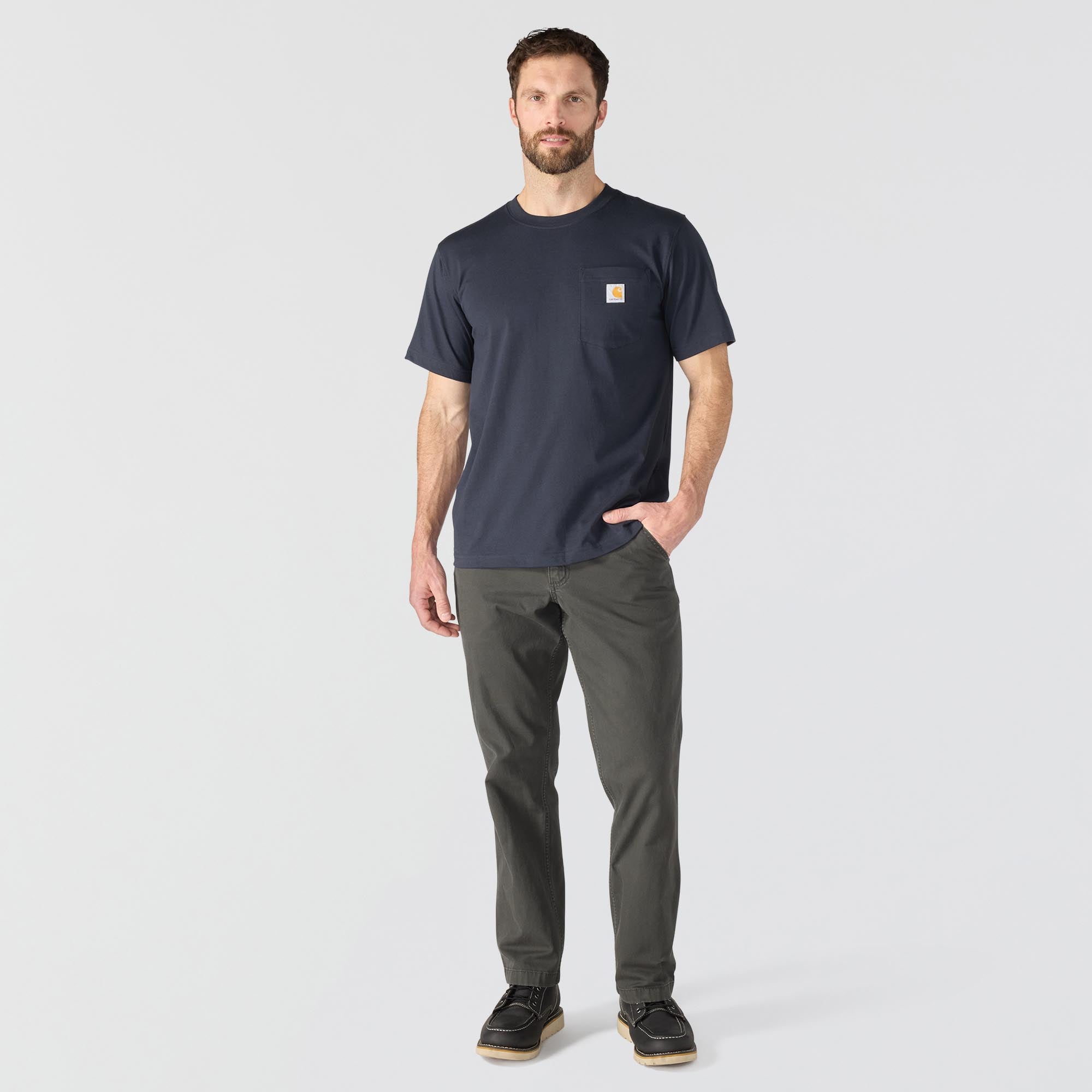 Carhartt Irvine Relaxed Multi Color C T-shirt Bleu marine 2XL Figure 3