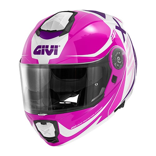 GIVI X.27 Dimension Klaphelm wit/fuchsia/violet S Figuur 1