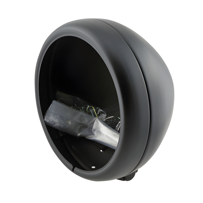 HIGHSIDER Carcasa farului Pro Pecos negru 5 3/4 inch, montare de jos Figura 1