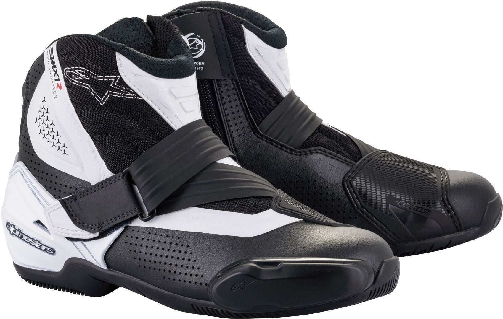 Alpinestars SM-1 R V2 Vented Motorcykel sko Sort/hvid 46 Figur 1