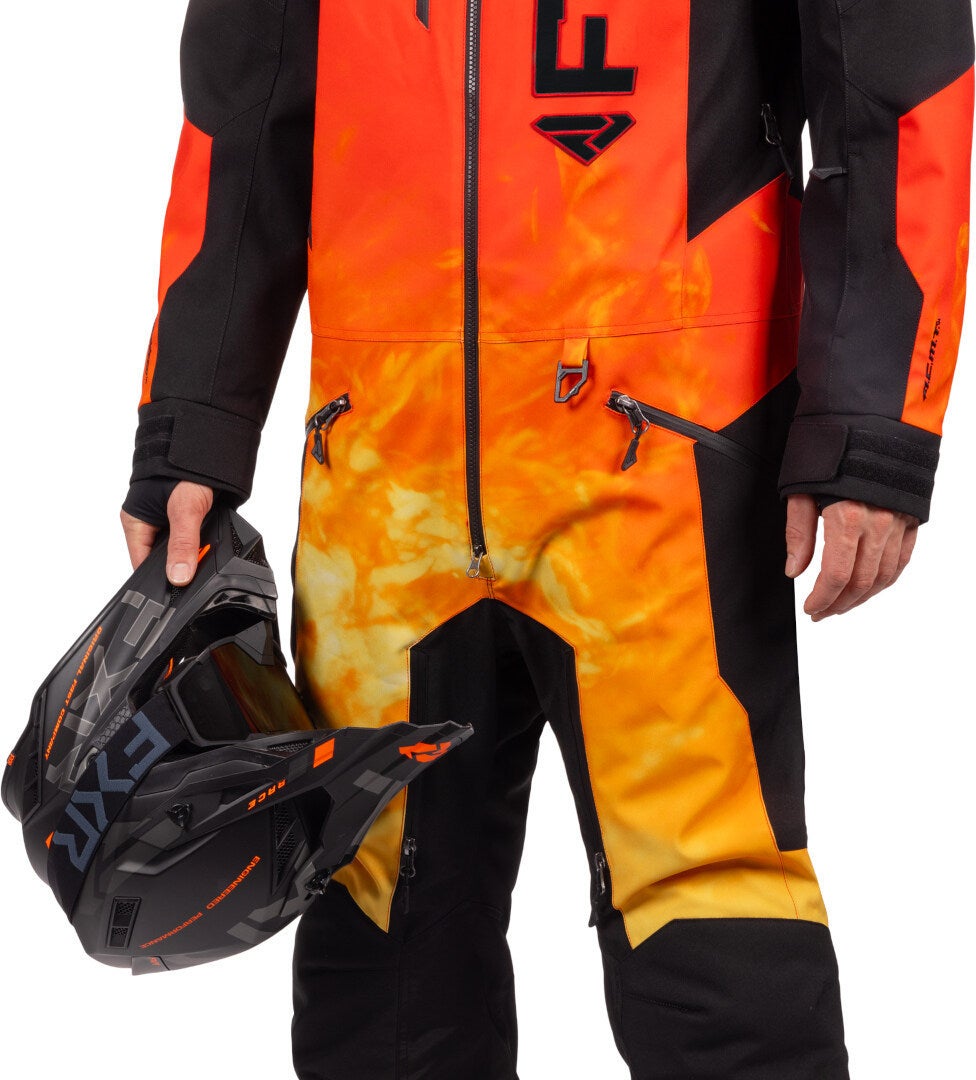 FXR Helium Lite 2025 1-delt snescooterdragt sort/orange 2XL Figur 6