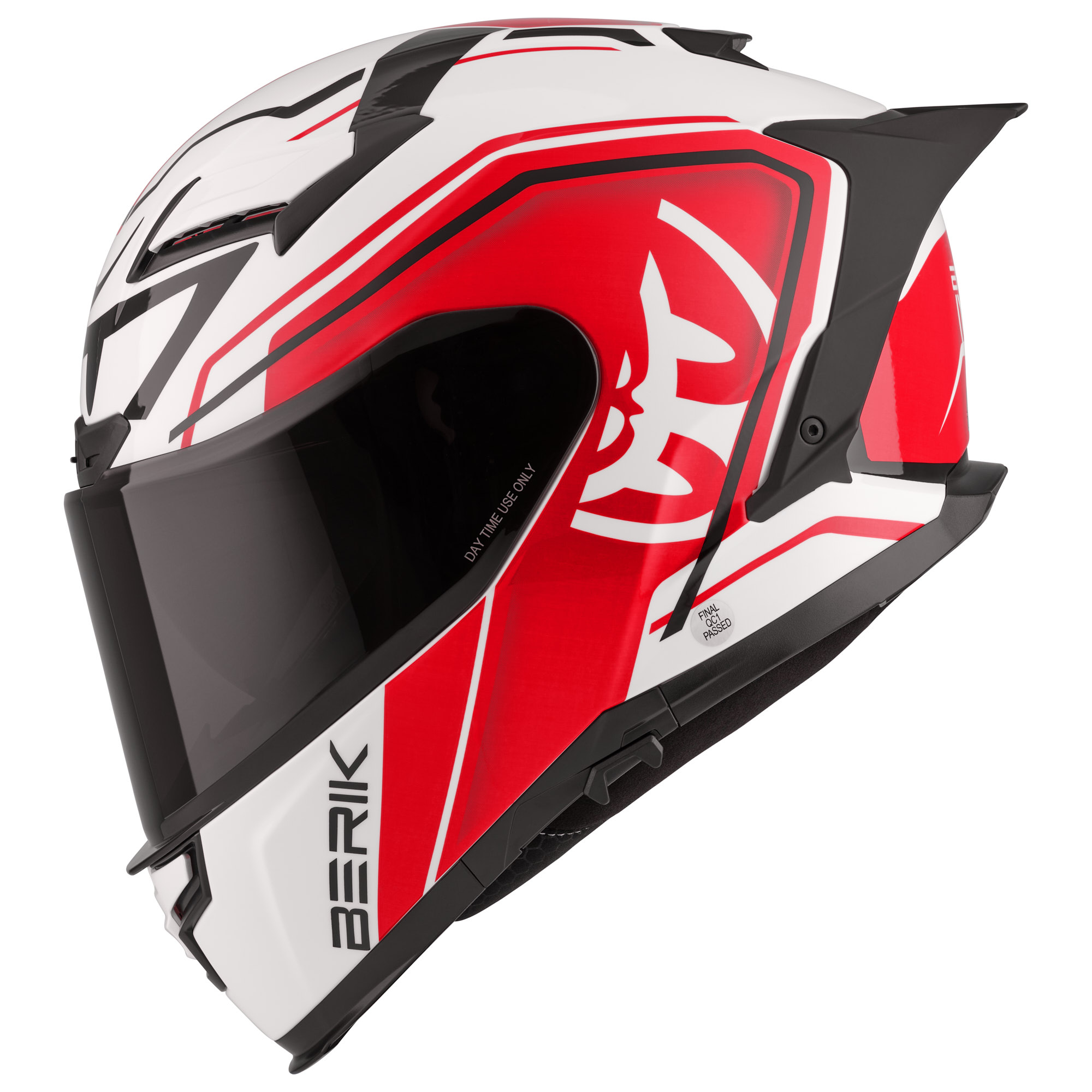 Berik FF871 Mapuro Casco blanco/negro/rojo S Figura 3