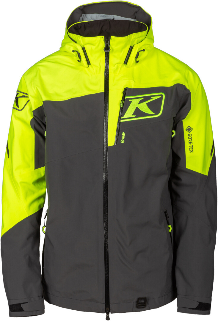 Klim Storm 2022 Jachetă de snowmobil gri închis/negru/galben neon M Figura 5