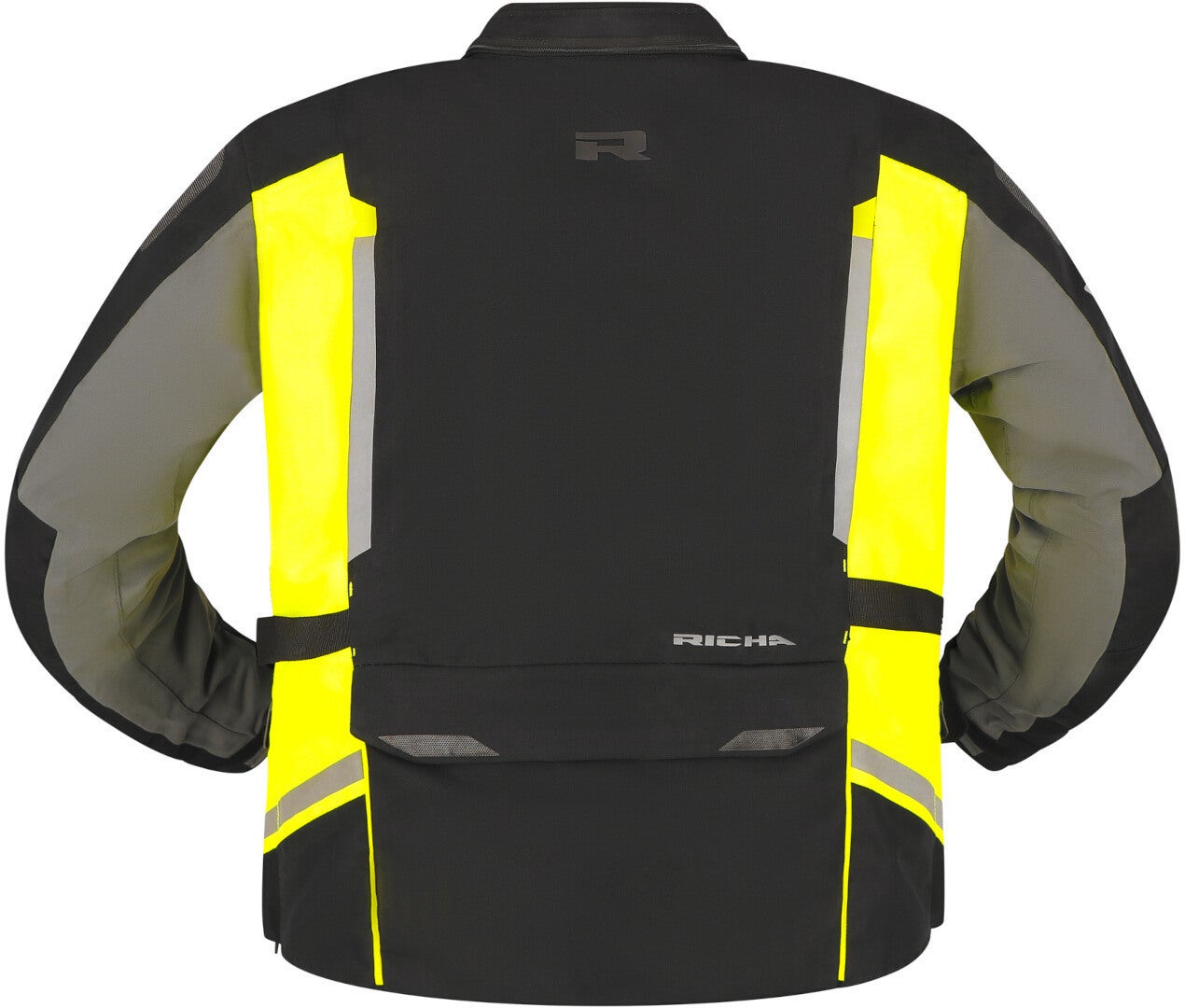 Richa Infinity 3 Pro waterproof Motorcycle Textile Jacket black/grey/fluo-yellow 4XL Figure 3